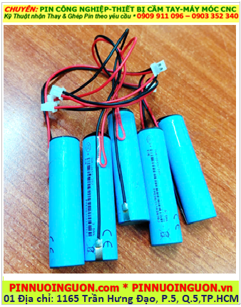EVE INR18650/35V (loại có Zắc cắm), Pin sạc Lithium Li-ion INR18650/35V (3500mAh,10A) chính hãng